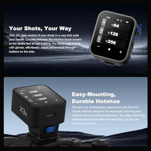 Godox X3-S X3S Wireless Flash Trigger Trigger for Sony OLED Device Wireless Function 1/8000S HSS TTL Tcm Battery Remote Camera Flash Trigger for Sony - Image 4