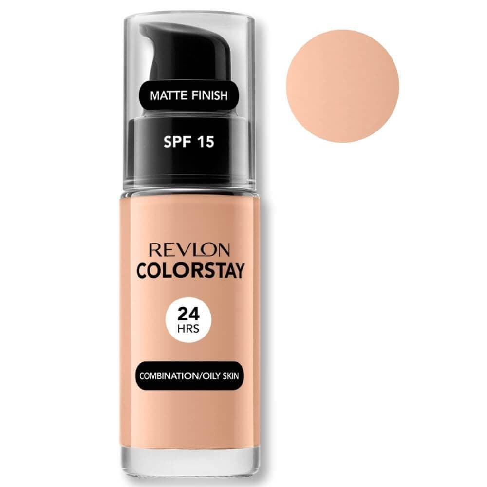 Revlon ColorStay - Fond de teint Longue Tenue 24H - Maquillage Teint et Soin Peaux Mixtes à Grasses - Formule Nourrissante et Protectrice à Base de Vitamine E - SPF 15-30 ml - N320 True Beige - Image 3