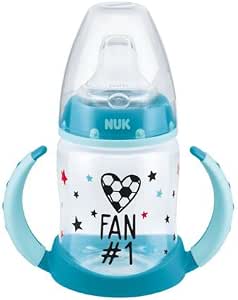 NUK First Choice Leak-Proof Training Bottle Football Design Turquoise 6-18 Months 150ml