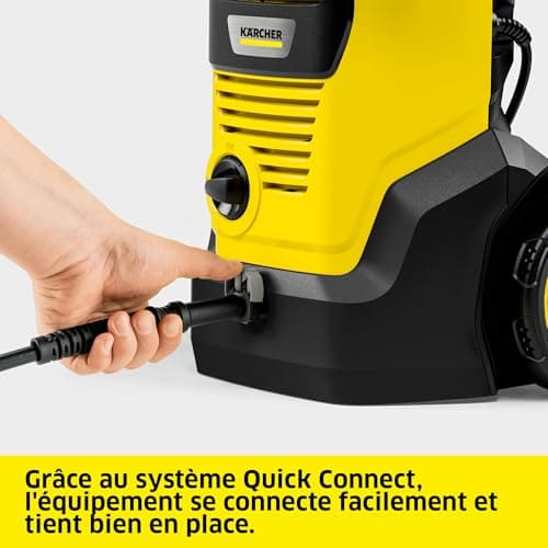 Kärcher High Pressure Washer K 5 FJ, Max Pressure 145 bar, Flow rate 500 l/h, Surface 40 m²/h, Water Filter, Weight 6.3 kg, High Pressure Gun & Hose, Rotabuse, Vario Power Lance, Foam Nozzle - Image 7