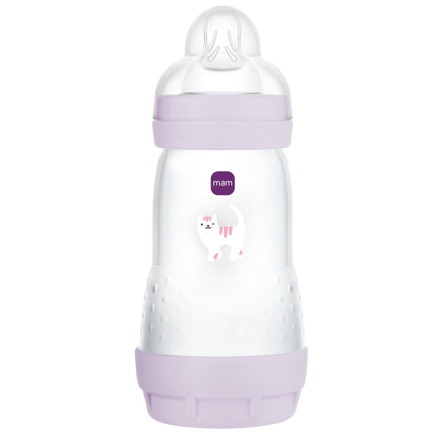 MAM Easy Start/Anti-Colic Bottle - 260 ml - Lilac - Flow 2 Teat - Image 9
