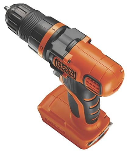 BLACK+DECKER 18V Cordless Drill Driver 28Nm Torque, 10 Torque Settings, Compact Design, No Battery or Charger, BDCDD18N-XJ - Image 3