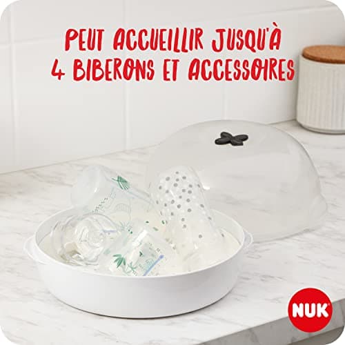 NUK Micro Express Plus Microwave Steam Baby Bottle Steriliser - Image 4