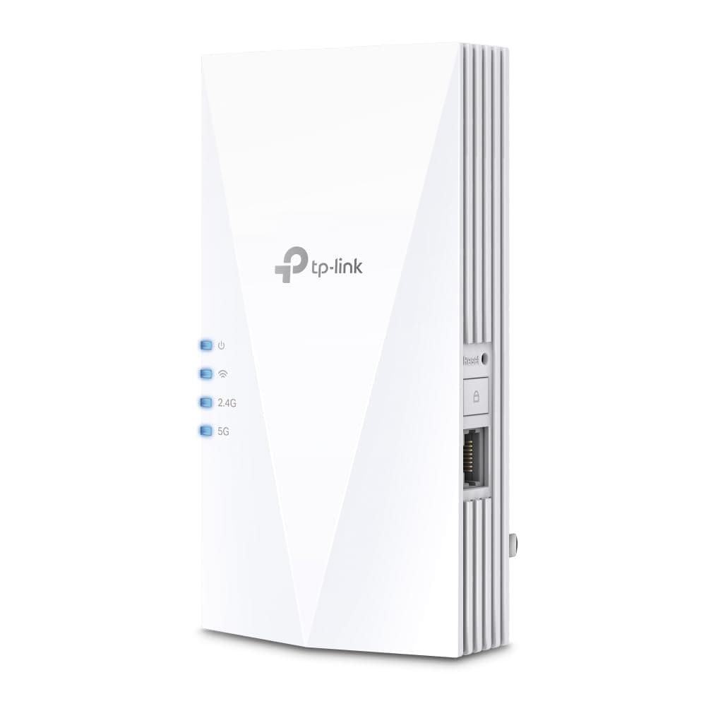 TP-Link WiFi Repeater 6 RE500X, Powerful AX1500 Mbps Amplifier, Gigabit Ethernet Port, Covers up to 100 m², Compatible with Internet Boxes, Enjoy Without Changing Your Box