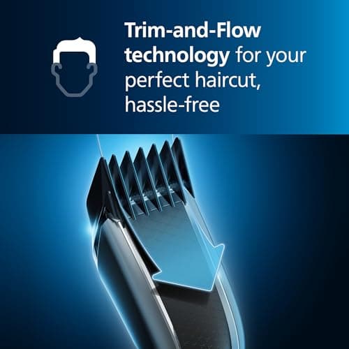 Philips Hair Clipper Série 3000, Tondeuse à Cheveux Lavable avec Technologie Trim-n-Flow (modèle HC3530/15) - Image 5