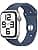 Apple Watch SE (2nd Gen) 44 mm GPS + Cellular Smart Watch with Silver Aluminium Case and Denim Sport Strap (S/M). Activity and Sleep Tracking, Accident Detection, Heart Rate Monitoring - Image 3