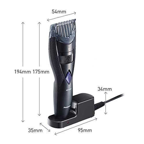 Panasonic - Personalcare ER-GB37-K503 | Tondeuse 2 en 1 - Barbe et cheveux 20 réglages 4 Accessoires 40 min d'autonomie Charge en 8 heures Wet & Dry Noir - Image 5