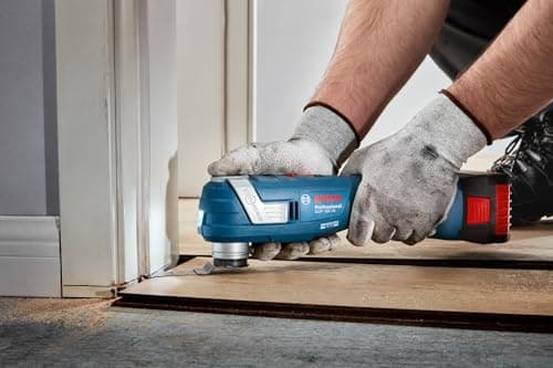 Bosch Professional 18V System découpeur-ponceur sans-fil GOP 18V-34 (moteur sans charbon, Vibration Control, poignée fine de 180 mm, avec 1 lame de scie, dans L-BOXX) - Image 5