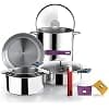 Cristel - F26Q Stainless Steel Dutch Oven 26 cm without Removable Handle - Collection Mutine - Image 7