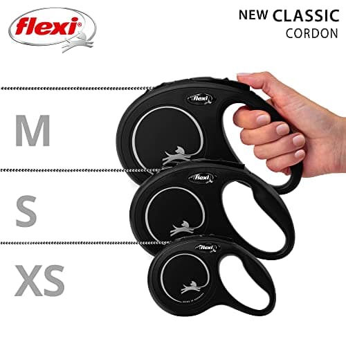 FLEXI New Classic Dog Lead with Cord 8 m Size S Black - Image 8