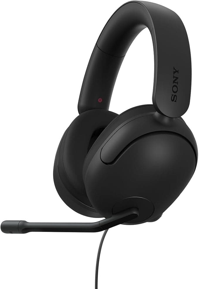 Sony INZONE H3 Wired Gaming Headset - PC/PS5, 360° Space Sound for Gaming, Boom Microphone with Mute Function, USB Audio Case for Custom Equalizer - Black - Image 1