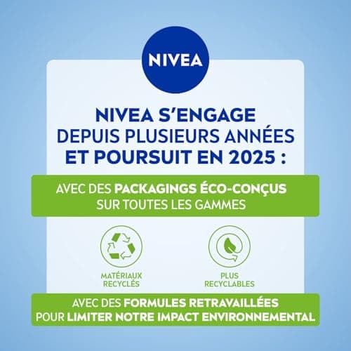 NIVEA - Gel Douche Corps Derma Control Restore - Douceur & Soin - Enrichi En Acide Hyaluronique Pur & Vitamine E - Parfum Hypoallergénique - pH Neutre - Peaux Sensibles - 250 ml - Image 7