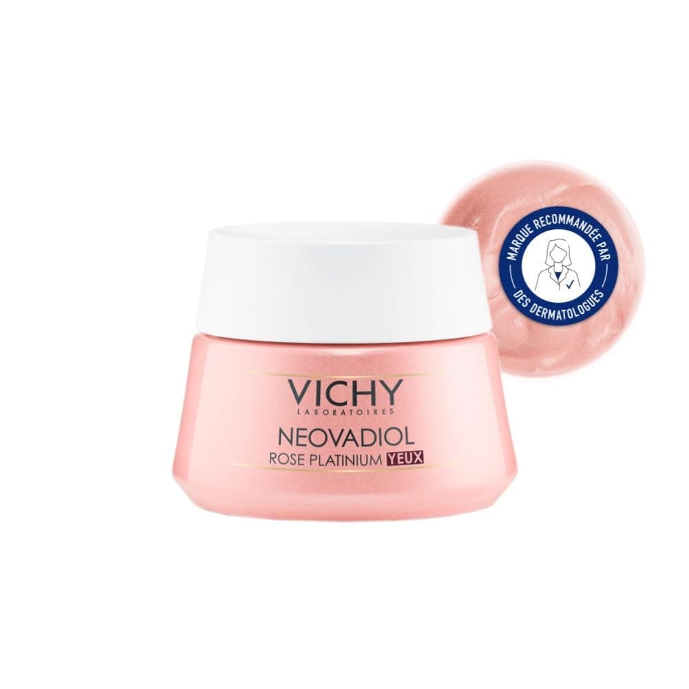 Vichy, Neovadiol, Rose Platinium Yeux, Soin Contour des Yeux Anti-Âge, Anti-Poches et Anti-Rides, Crème Nourrissante et Énergisante, Peaux Matures et Ternes, 15 ml - Image 6