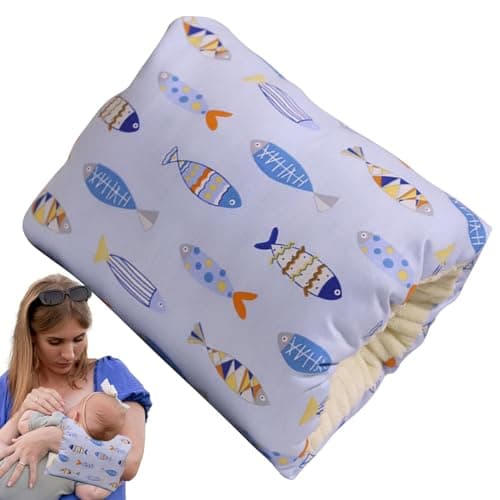 Coussin confortable et confortable avec trou pour les bras - Soutien anti-crachement - Doux et confortable - Lavable - Avec trou pour les bras - Pour allaiter, voyager, maman, - Image 8