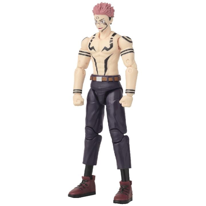 BANDAI - Anime Heroes - Jujutsu Kaisen - Ryomen Sukuna Uniform Version - Figure 17 cm - Officially Licensed Jujutsu Kaisen - Sukuna Action Figure - Children's Toy 4+ - 36988 - Image 3