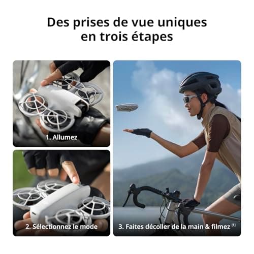 Bundle Motion Fly More DJI Neo, Mini Drone with 4K UHD Camera for Adults, 135g Single Flight Follower, Hand Takeoff, Subject Tracking, with RC Motion 3 and 3 Batteries - Image 3