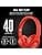 Beats Solo3 Wireless Supra-Ear Headphones - Apple W1 Chip for Headphones and Headphones, Bluetooth Class 1, 40 Hours of Playtime - Red - Image 5