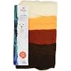 Rayher 5364900 Merino Wool 19 mic, 10 g x 5 colours brown tones, Braun-töne - Image 2