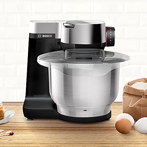 Bosch MUMS2VM00 Series Food Processor 2-900 W, 7 Speeds + Turbo, Pastry Kit, 3.8 L Stainless Steel Bowl, Black - Image 3