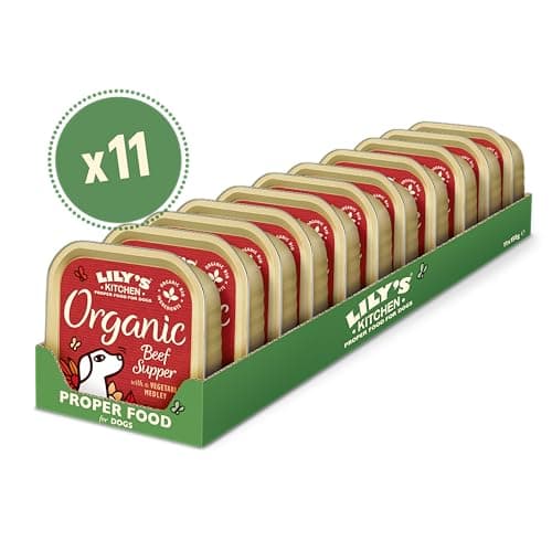 Lily's Kitchen Made from natural ingredients Wet Food Tray for Adult Dogs Organic Beef 11 x 150 g - Image 5