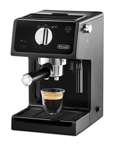 De'Longhi Espresso Machine ECP 31.21 | Filter Holder with Aluminium Finish | Milk Foam Nozzle | 1 or 2 Espresso Cups | Also Suitable for Pods | Black - Image 4