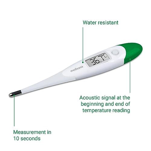 medisana TM 700 Digital Medical Thermometer, Fever Alarm Thermometer, Water Resistant, Fast & Accurate Thermometer with Practical Memory Function for Babies, Children and Adults - Image 7