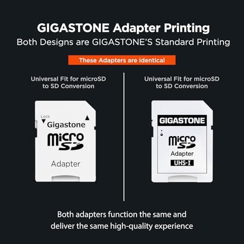 Gigastone 128GB Micro SD Card, 4K Video Recording for GoPro, Action Camera, DJI, Drone, Nintendo Switch, R/W up to 100/50MB/s MicroSDXC UHS-I U3 A2 V30 C10 Memory Card - Image 4