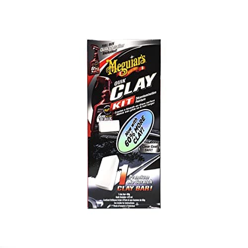 Meguiar’s G1116EU Kit Gomme Décontamination Quik Clay, Contient Flacon de Brillance Éclair, 473ml et Une Gomme de 80g - pour Éliminer en Toute Sécurité Les Contaminants Adhérents sur la Carrosserie - Image 4