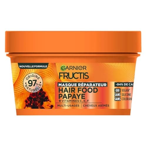 FRUCTIS HAIRFOOD MASQUE PAPAYE 350ML - Image 2