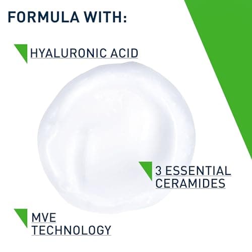 CeraVe Lotion nettoyante hydratante pour peaux normales à sèches, nettoyage doux du corps et du visage, avec 3 céramides essentielles et du hyaluron 88 ml - Image 6