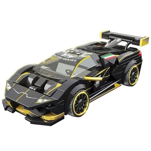 Technic Sports Car Building Kit for Lambo Speed Champions EVO, 360 Pieces Supercar Race Car Model Kids, Compatible with Lego Technic - Image 5