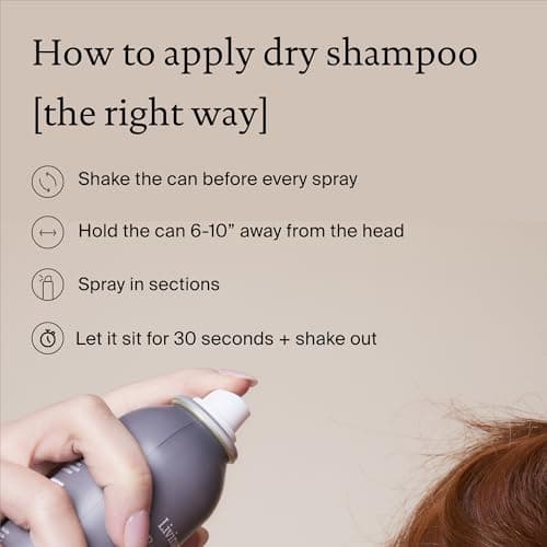 Living Proof Perfect Hair Day Dry Shampoo | Dry Shampoo for Truly Clean Hair, Absorbs Oils & Fats, Odors & Sweat for Freshness | 90ml - Image 4