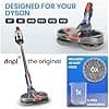 Dripl Electric Mop Head for Dyson V7/V8/V10/V11/V15 Vacuum Cleaner with Removable Water Tank, 6 Washable Mops + 1 Filling Tank (V7/V8/V10/V11/V15) - Image 3
