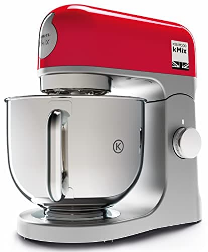 Kenwood kMix KMX750RD, Multifunctional Pastry Processor with Steel Bowl 5 L, 1000 Watt, Red & My Easy Cakes - Classics, Pasta and Creams, Breads - Image 4