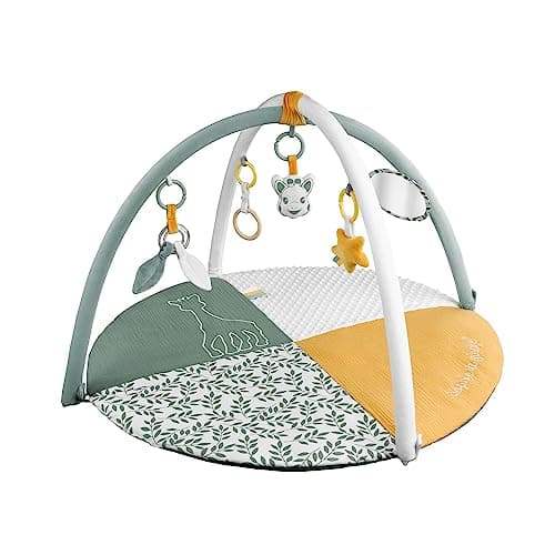 Sophie la Girafe - 2-in-1 double-sided play mat - play mat - age stage photo mat - activity set for children - Removable arches with fun activities, multicoloured, one size - Image 2