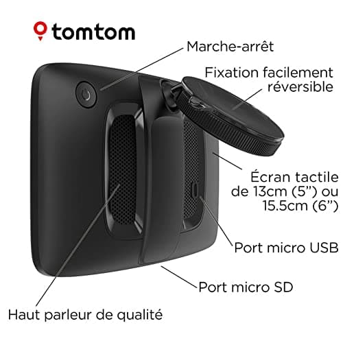 TomTom GO Classic 5 Inch Car GPS Traffic Info Warning Test Hazard Areas EU Maps Update Via WiFi Built-in Reversible Attachment Black - Image 7