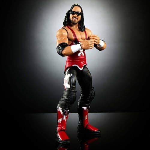 Mattel WWE Elite Collection SummerSlam X-Pac Collectible Action Figure with Accessories and Referee Coins - Image 4