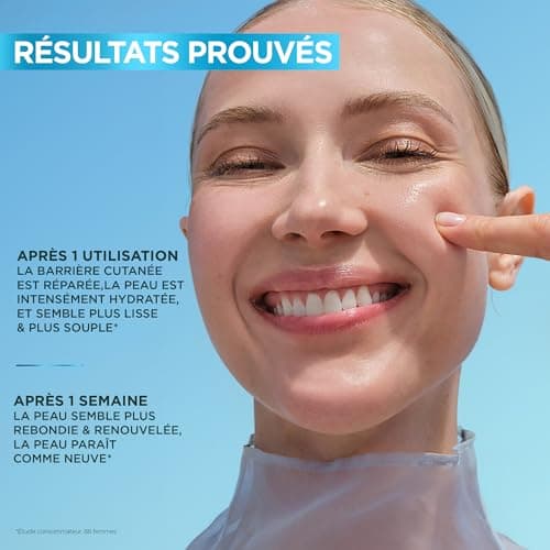 GARNIER Skin Active - Masque Tissu Booster d'Hydratation - Hydrate La Peau En 15 min - Acide Hyaluronique, Glycérine, Aloe Vera - Vegan & Cruelty Free - Tissu Compostable - Peaux Sèches & Sensibles - Image 4
