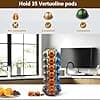 Nespresso Vertuo Capsule Holder, Rotating Capsule Holder for Nespresso Vertuoline Capsules (35 Pods), Silver - Image 8