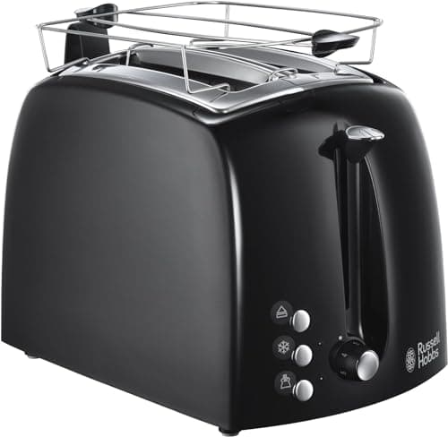 Russell Hobbs Breakfast Set Kettle and Toaster Toaster XL Texture Black – 22591-70 and 22601-56 - Image 3
