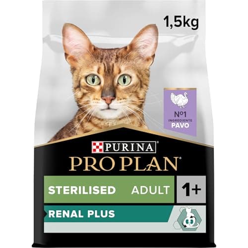 PURINA PRO PLAN | Renal Plus | Cat | Complete Dry Food for Sterilized Adult Cats | Helps maintain healthy kidney function and urinary system | Turkey | Bag | 1.5 kg - Image 3