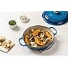 LE CREUSET, Enamelled Cast Iron Dutch Oven, Round, Diameter 26 cm, 2 L, Suitable for All Heat Sources (Induction Included), 4.2 kg, Marseille Blue - Image 6