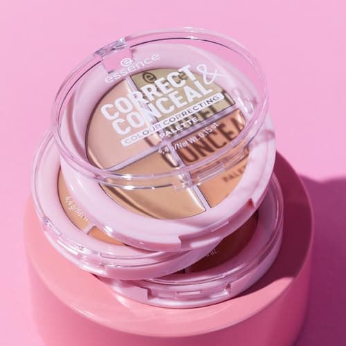 Essence Cosmetics Correct and Conceal Colour Correcting Palette - Eye Enhancing, Colour Correction, Instant Result, Natural (4.5g) - Image 6