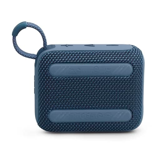 JBL GO 4, Enceinte Bluetooth ultra-portable, son JBL Pro, basses percutantes, 7 heures d'autonomie, fonction Playtime Boost, résistante à l'eau et à la poussière IP67, bleu - Image 8