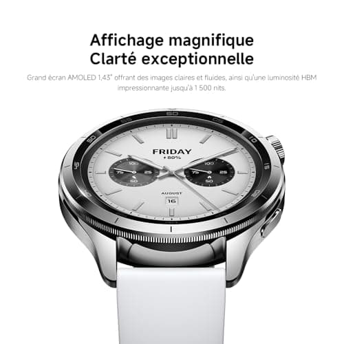 XIAOMI Watch S4 – Smart Watch, Sports Tracker, 36 mm AMOLED Display, Up to 15 Days of Battery Life, Bluetooth Calls, +150 Sports Modes, Dual Band GPS, NFC,Android & iOS, Black - Image 5
