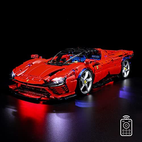 BRIKSMAX Led Lighting Kit for LEGO Technic Ferrari Daytona SP3 - Compatible with Lego 42143 Building Blocks Model- Not Include Lego Set - Image 4