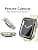HANKN 2 Pieces Hard Case for Apple Watch Series 6 5 4 SE 44mm Tempered Glass Screen Protector Shockproof iWatch Case - 44mm Transparent - Image 6