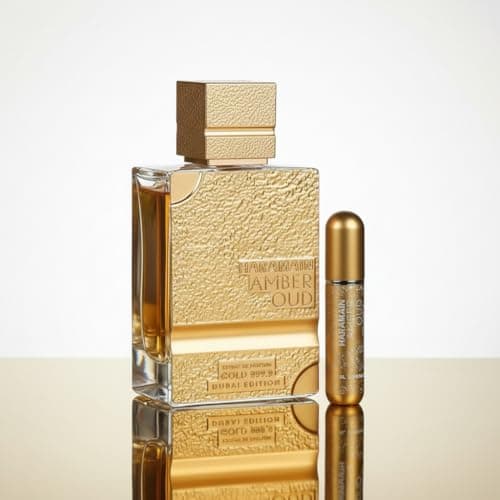 Al Haramain Amber Oud Eau de parfum en vaporisateur pour femme (Gold 999.9 75ml) - Image 6