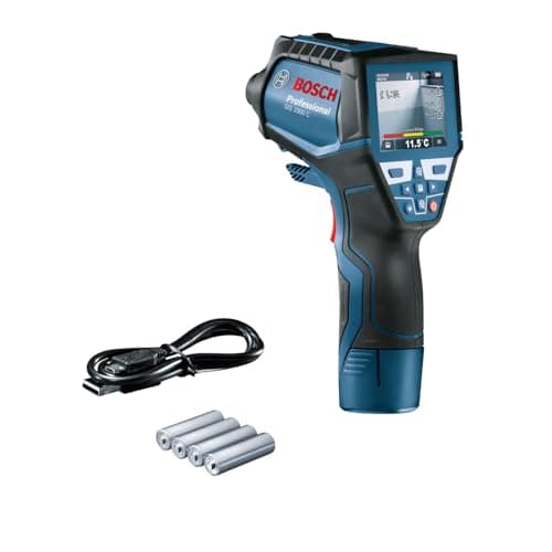 Bosch Professional Infrared Thermometer GIS 1000C (with application function, temperature range: -40°C to 1000°C, 4 x AA batteries, in a cardboard box) - Image 2