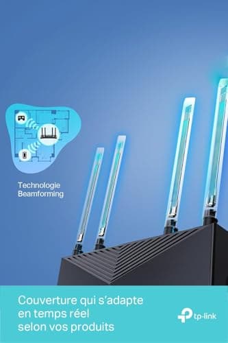 TP-Link Archer AX58 WiFi Router 6, AX 3000Mbps Dual-Band WiFi Router, 5 Gigabit Ports, 4 High Performance Antennas, WPA3, Parental Control, EasyMesh, Built-in Anti-Virus - Image 6